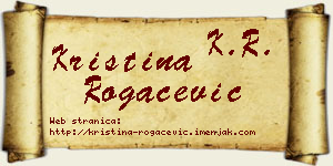 Kristina Rogačević vizit kartica